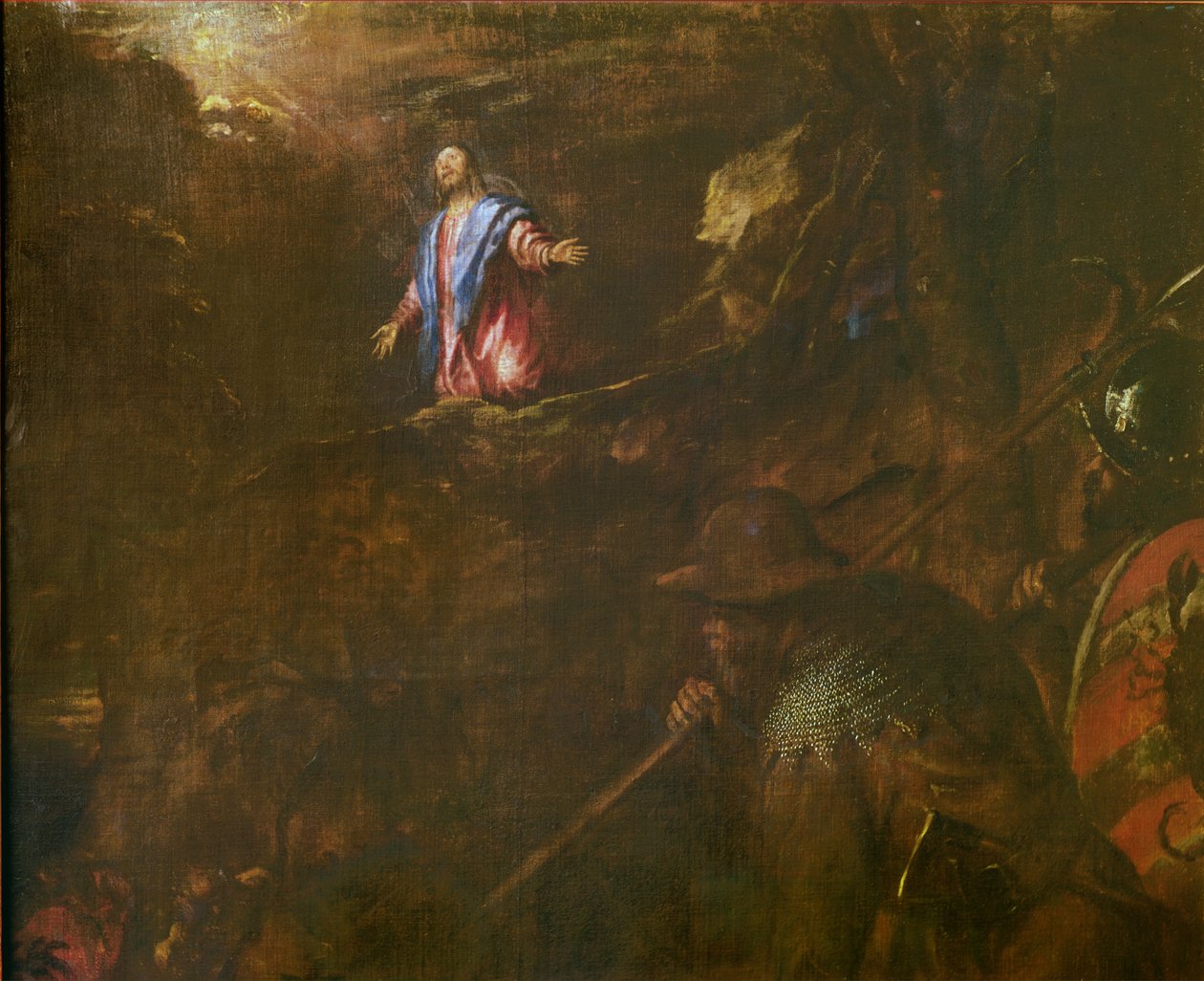 Cristo nel Giardino degli Ulivi (dettaglio), 1562 da Tiziano Vecelli