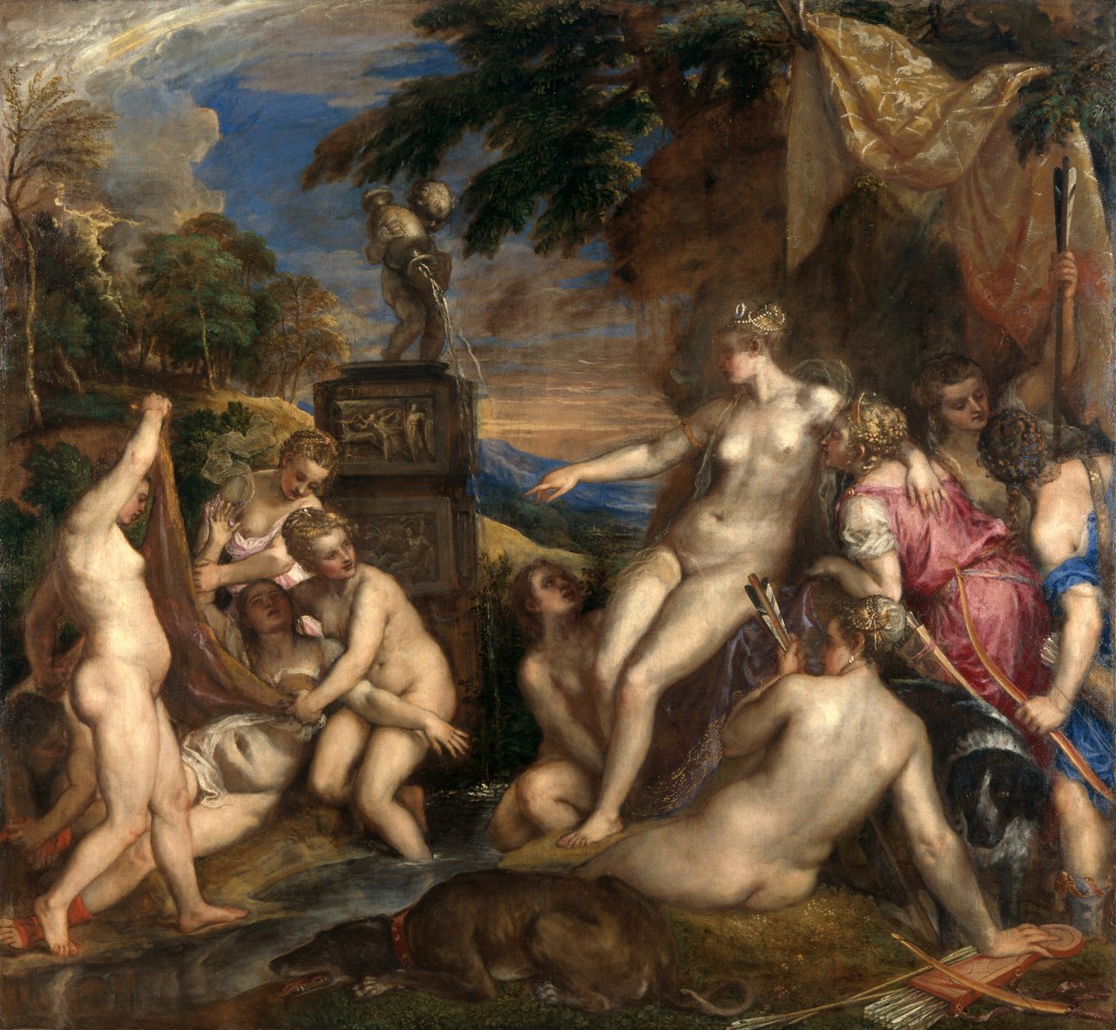 Diana e Callisto da Tiziano Vecelli