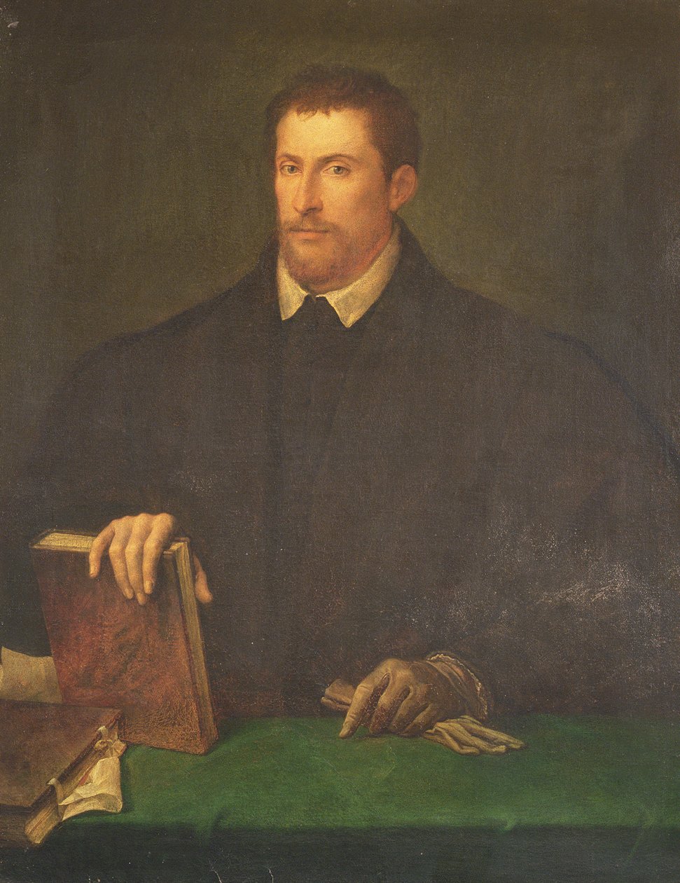 Ippolito Riminaldi, c.1528 da Tiziano Vecelli