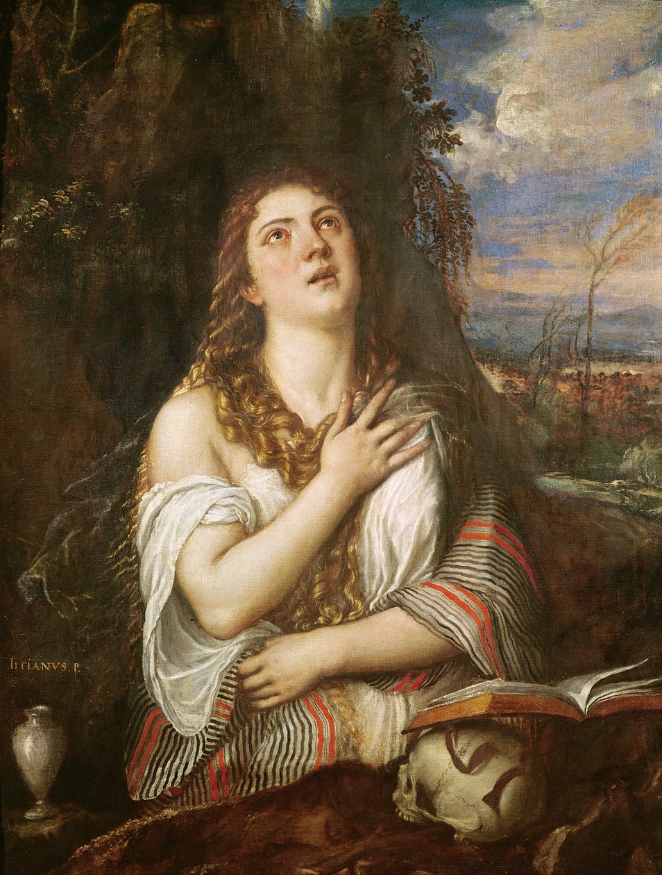 Maria Maddalena in Penitenza da Tiziano Vecelli