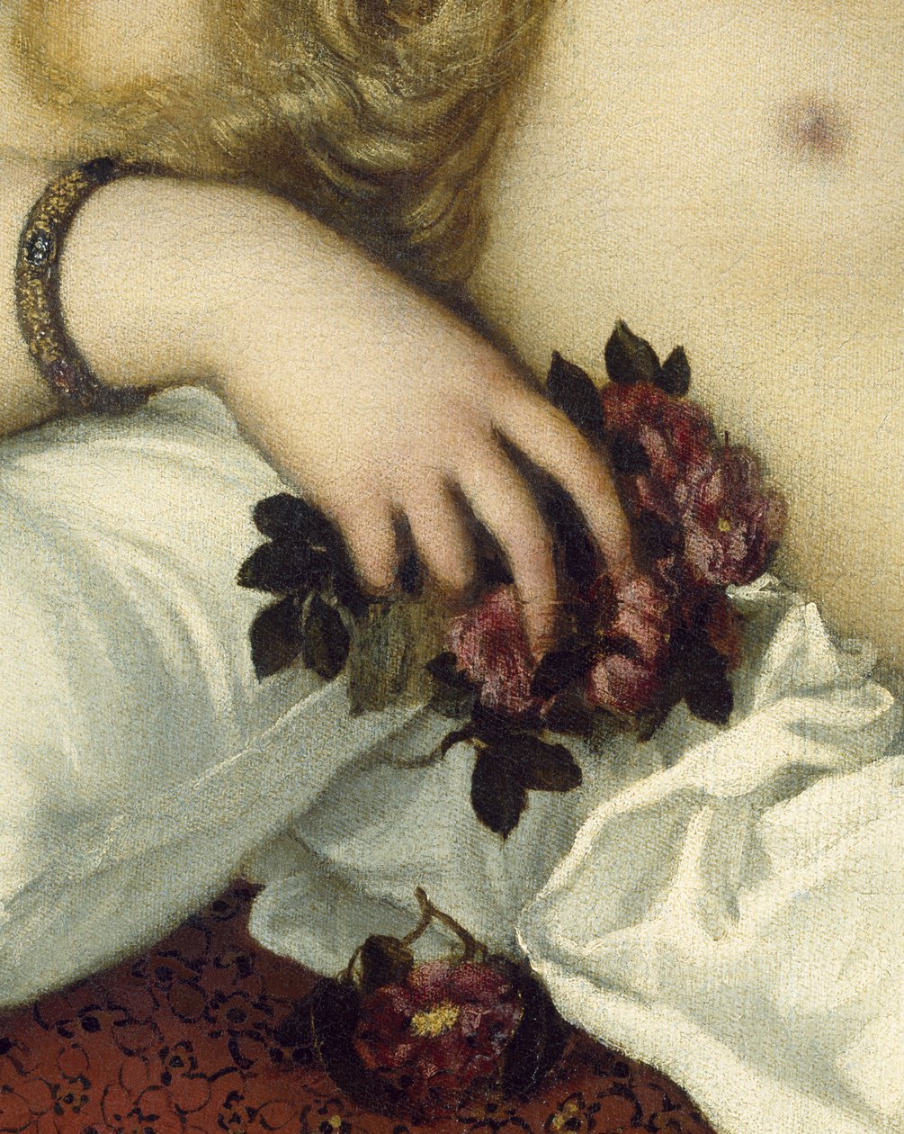 Venere di Urbino, prima del 1538 (dettaglio) da Tiziano Vecelli