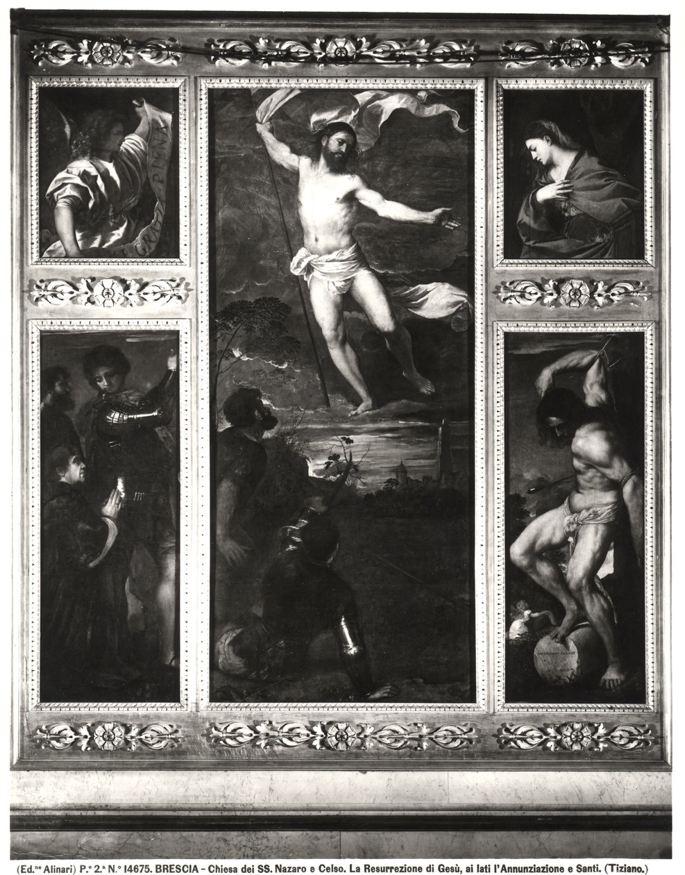 Polittico Averoldi raffigurante la Resurrezione di Cristo, l
