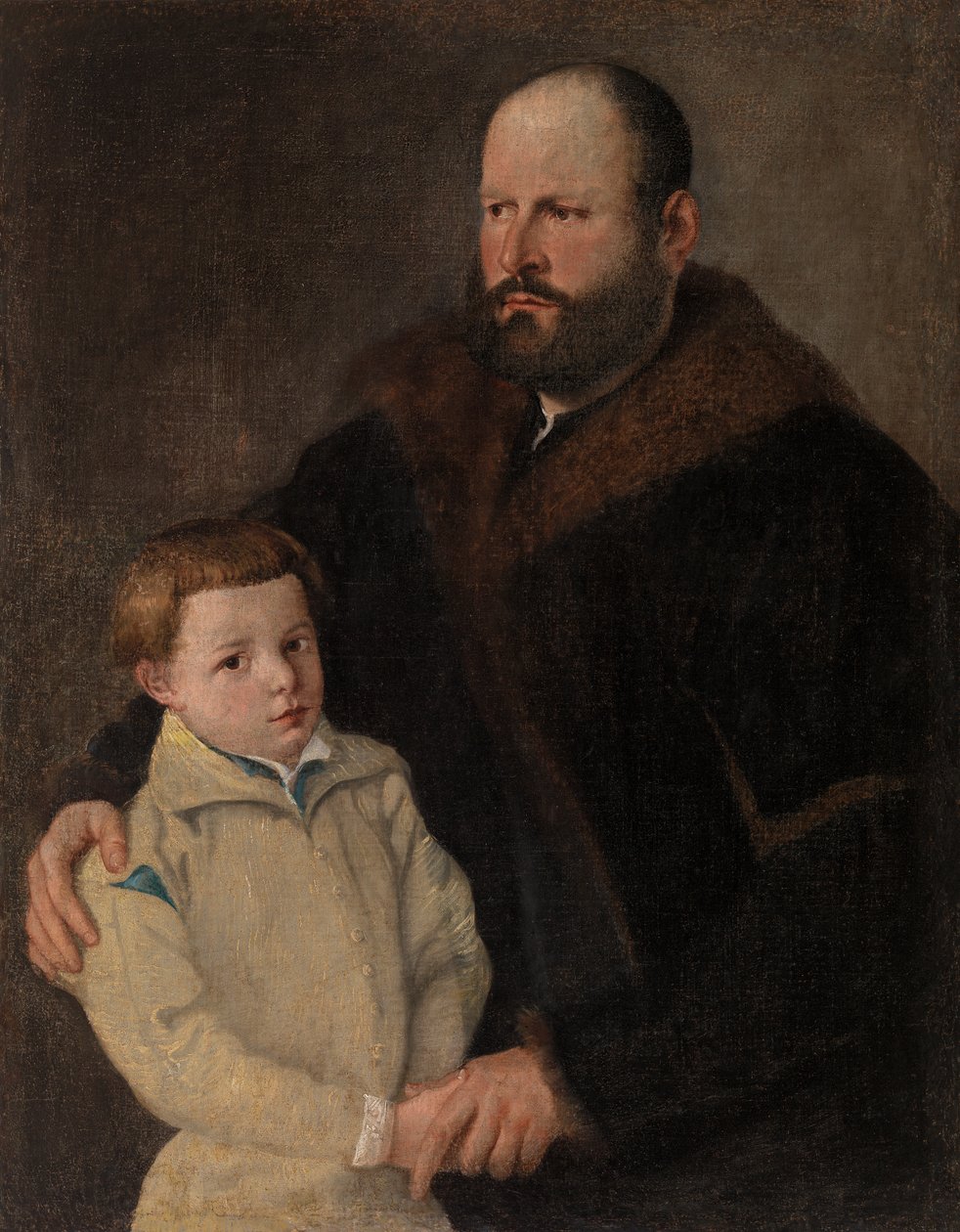Uomo e ragazzo da Tiziano Vecelli