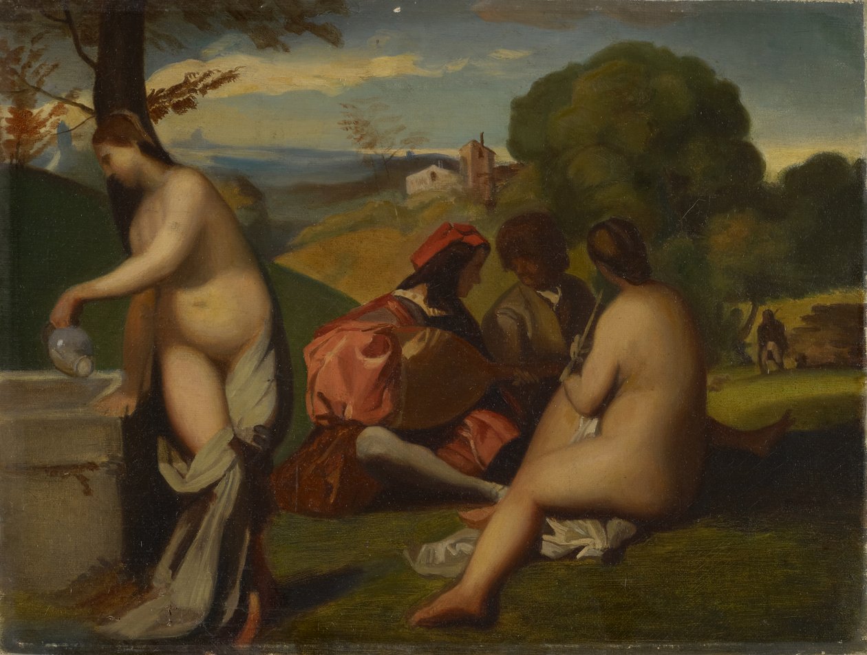 Il concerto pastorale, 1838-43 da Titian c.1488 1576 manner of Titian c.1488 1576 manner of