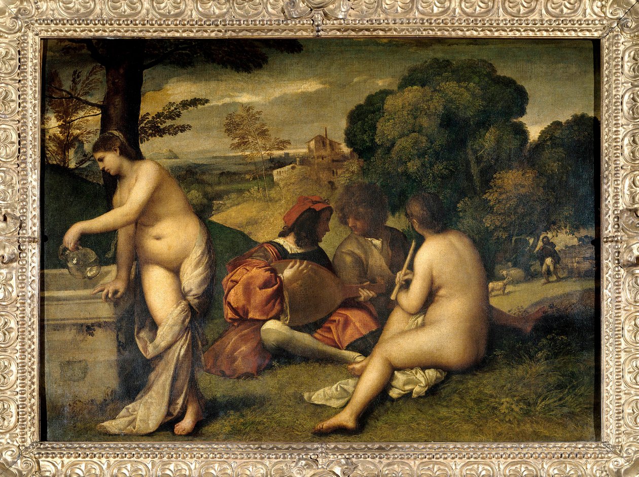 Il concerto della banda da Titian (c.1488 1576) (attr. to)