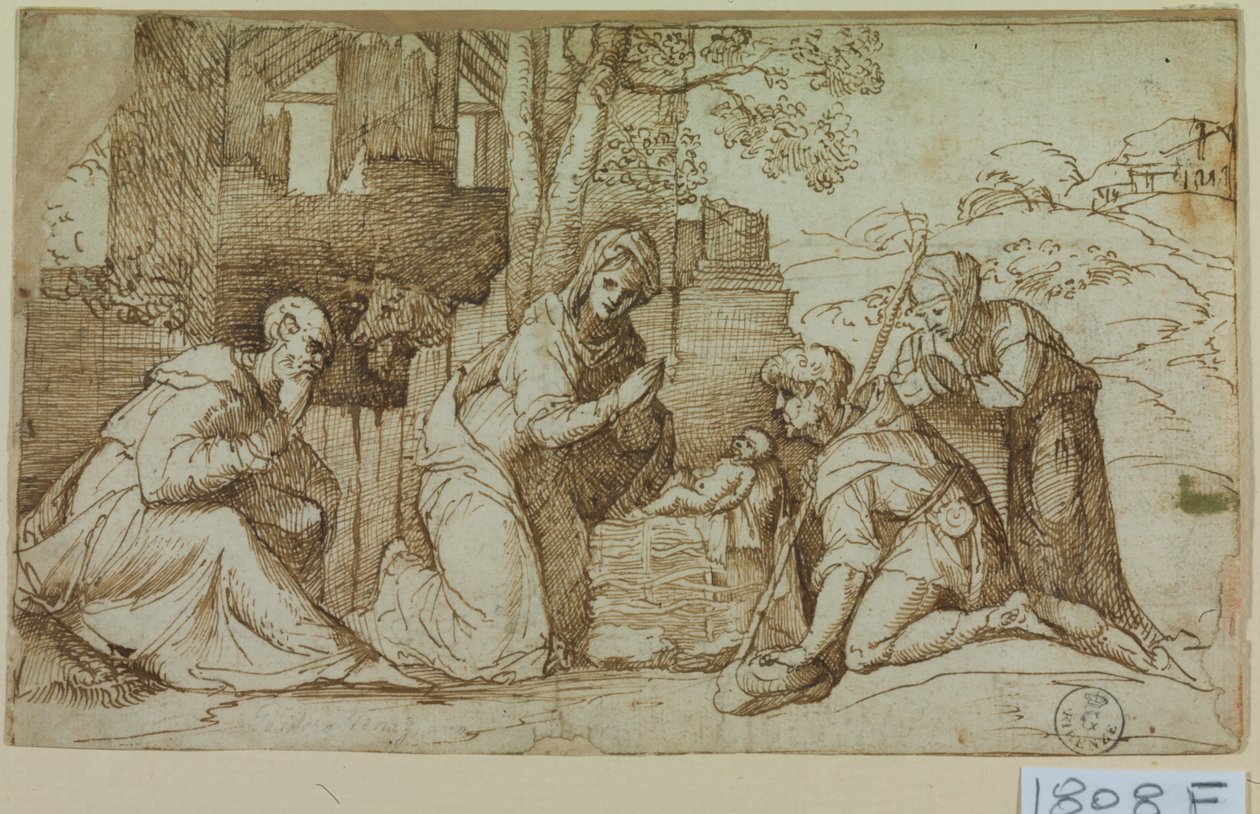 Adorazione dei pastori da Titian (c.1488 1576)
