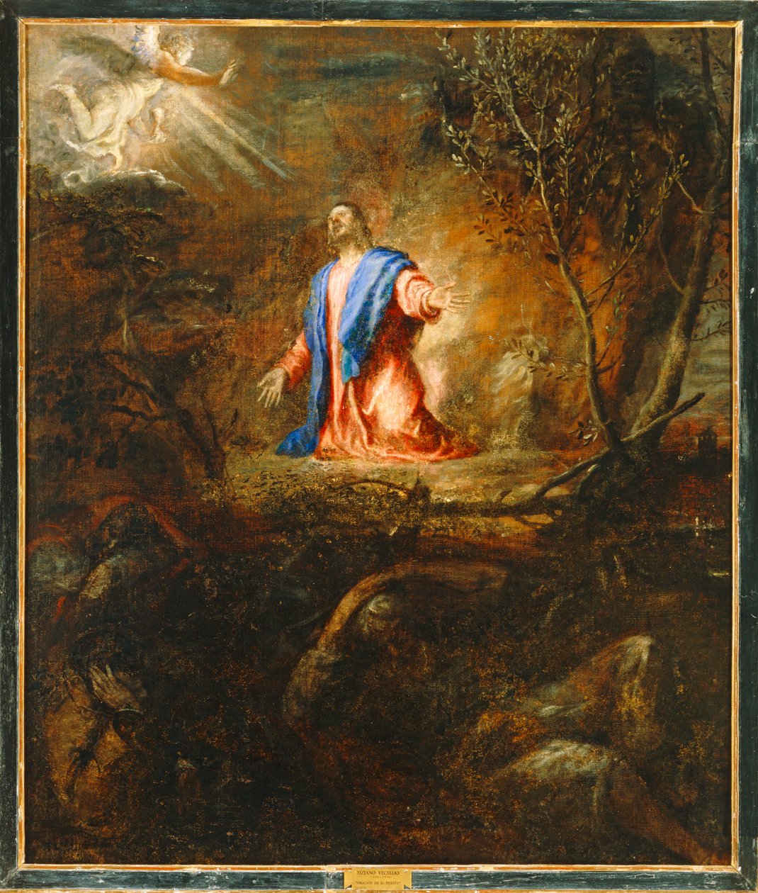 Cristo in preghiera nel giardino degli ulivi. 10014718 ... da Titian (c.1488 1576)