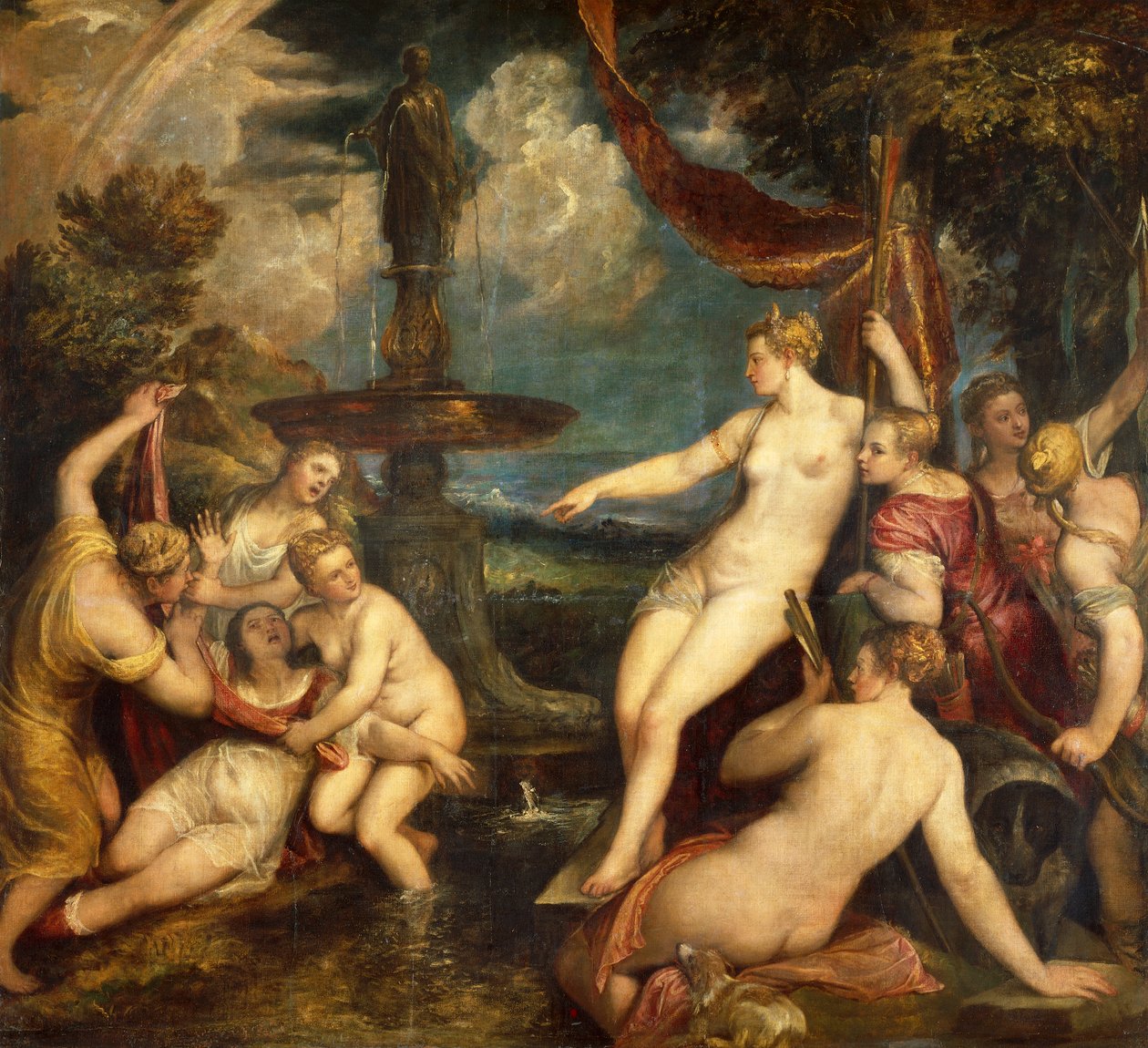 Diana e Callisto da Titian (c.1488 1576)