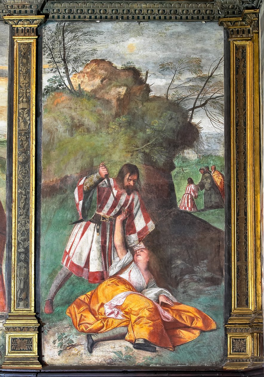 Miracolo del marito geloso da Titian (c.1488 1576)