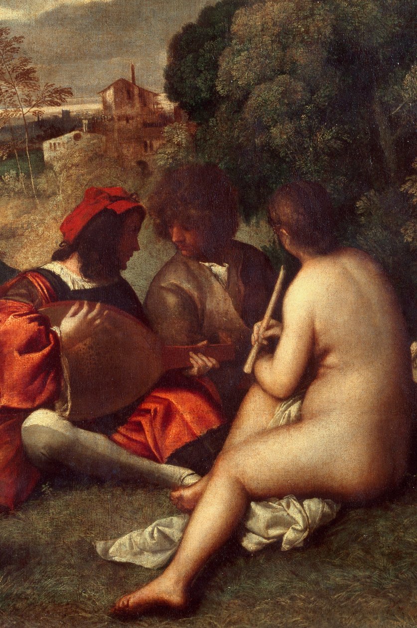 Il concerto campestre. Musicisti sull