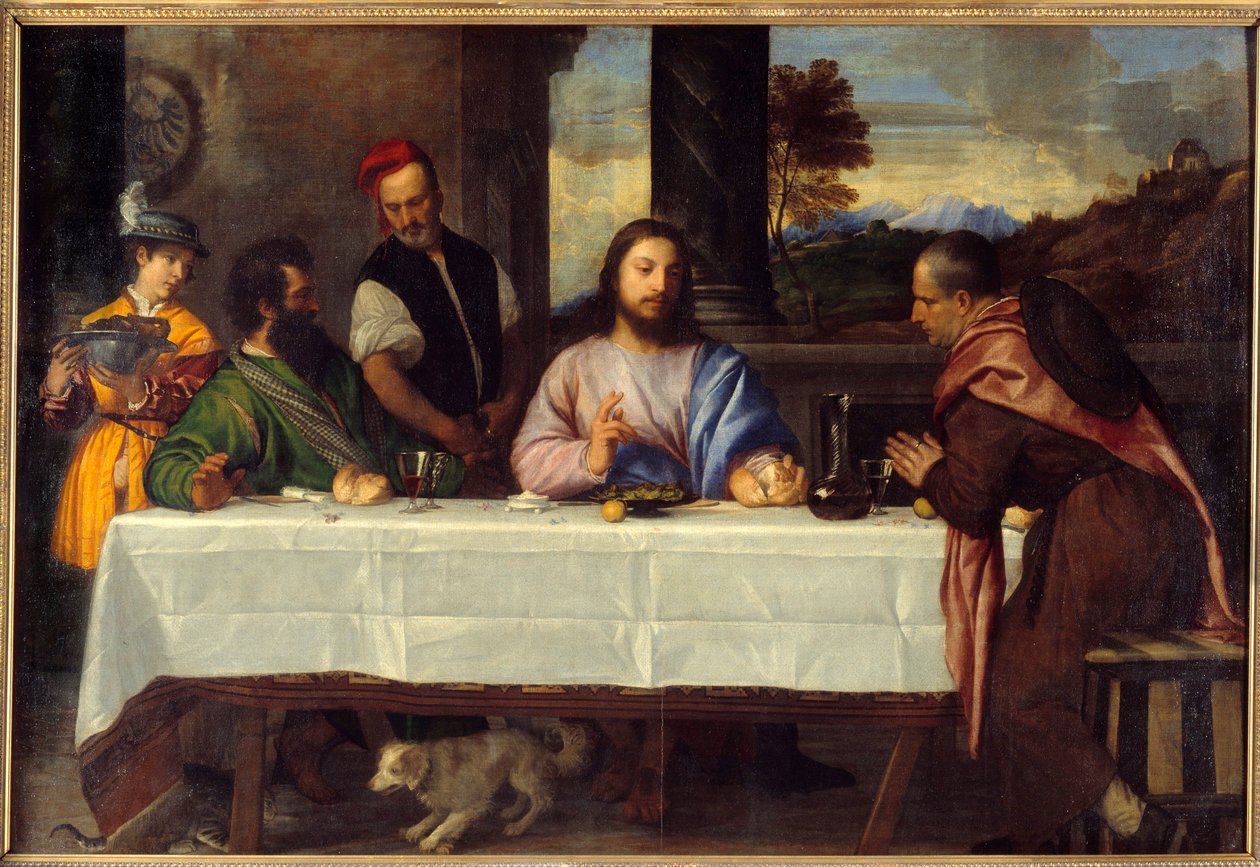Cena in Emmaus da Titian (c.1488 1576)