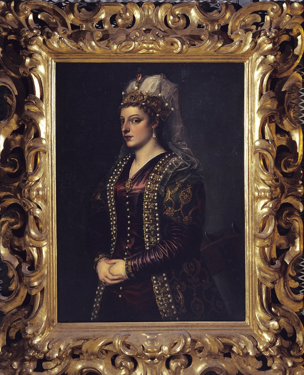 Ritratto di Caterina Cornaro da Tiziano Vecelli