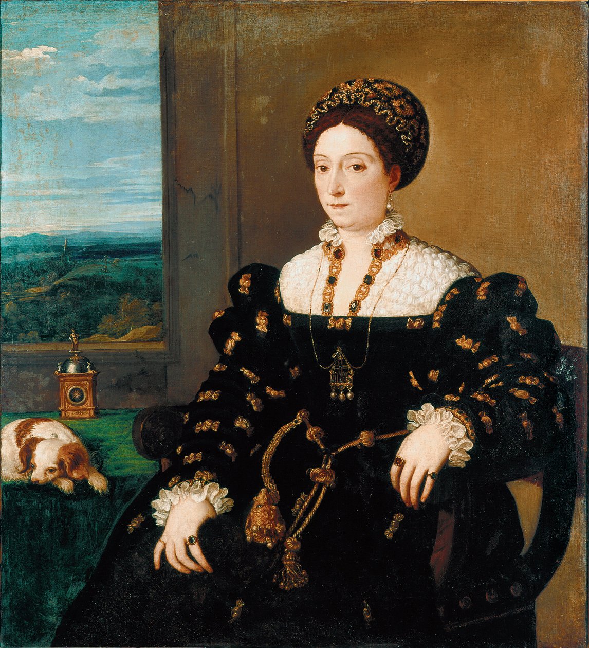Ritratto di Eleonora Gonzaga, Duchessa di Urbino da Tiziano Vecelli