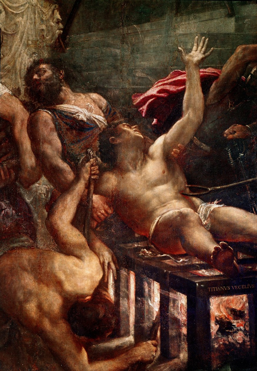 Il martirio di San Lorenzo (dettaglio) da Titian (c.1488 1576)