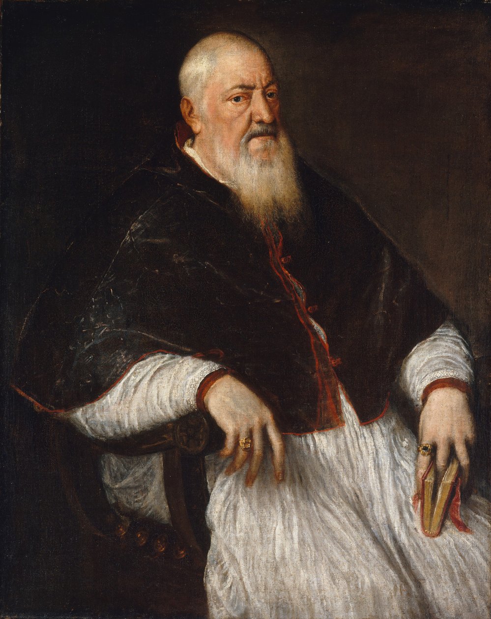 Filippo Archinto nato circa 1500, morto 1558, Arcivescovo di Milano, metà degli anni 1550 da Tiziano Vecelli