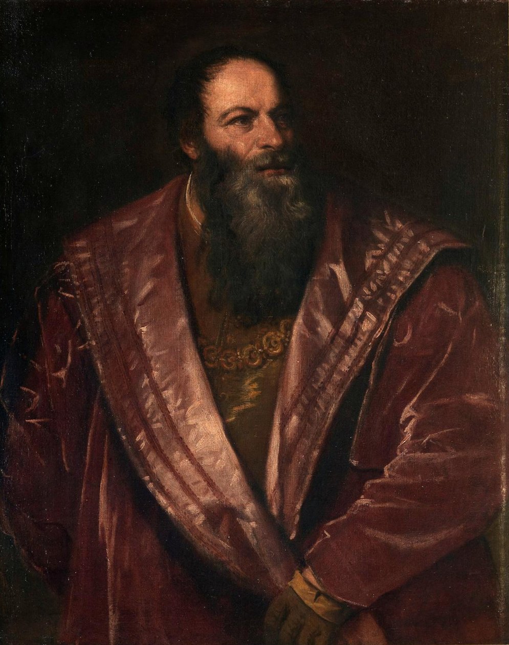 Italian: Ritratto di Pietro Aretino Portrait of Pietro Aretino da Titian