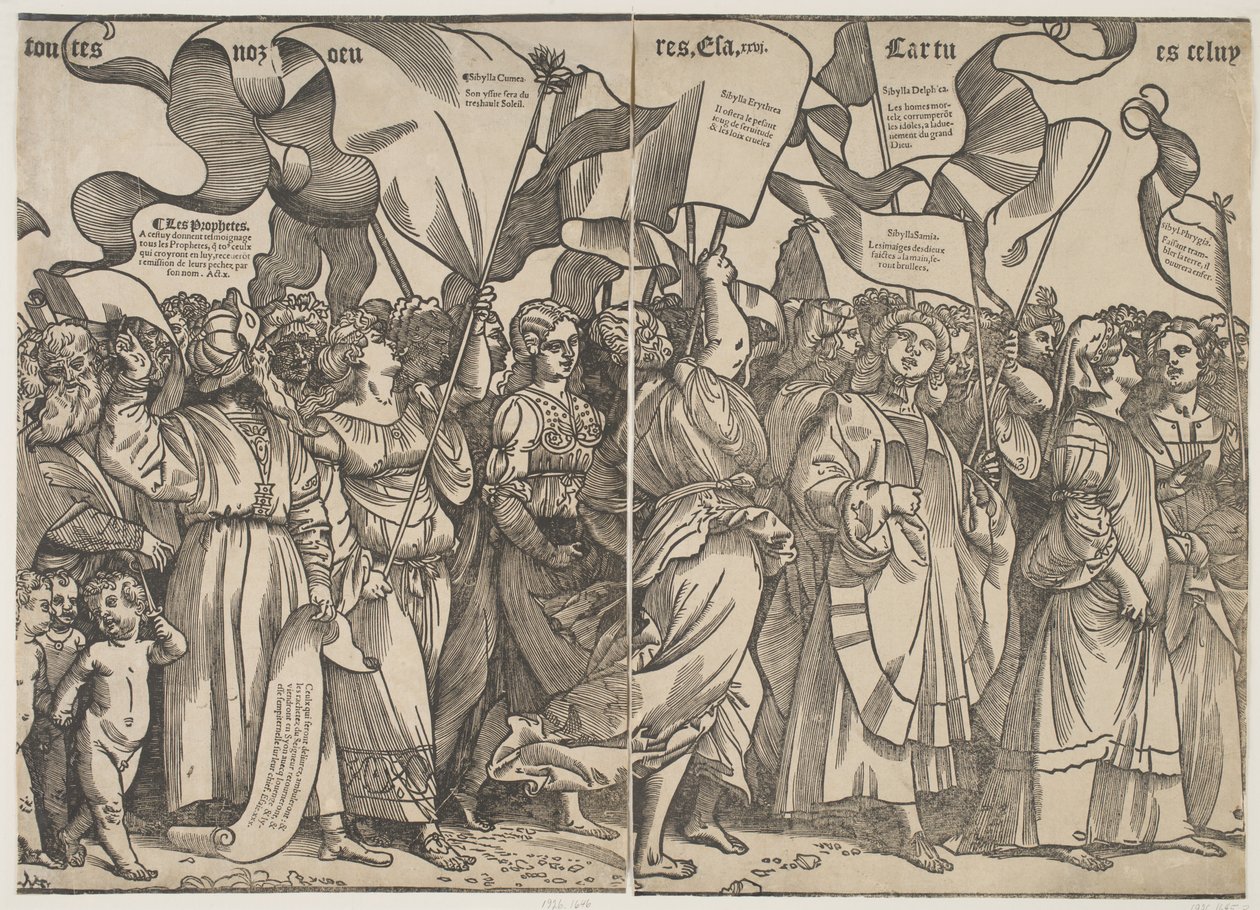 Profeti II, c.1511 da Tiziano Vecelli