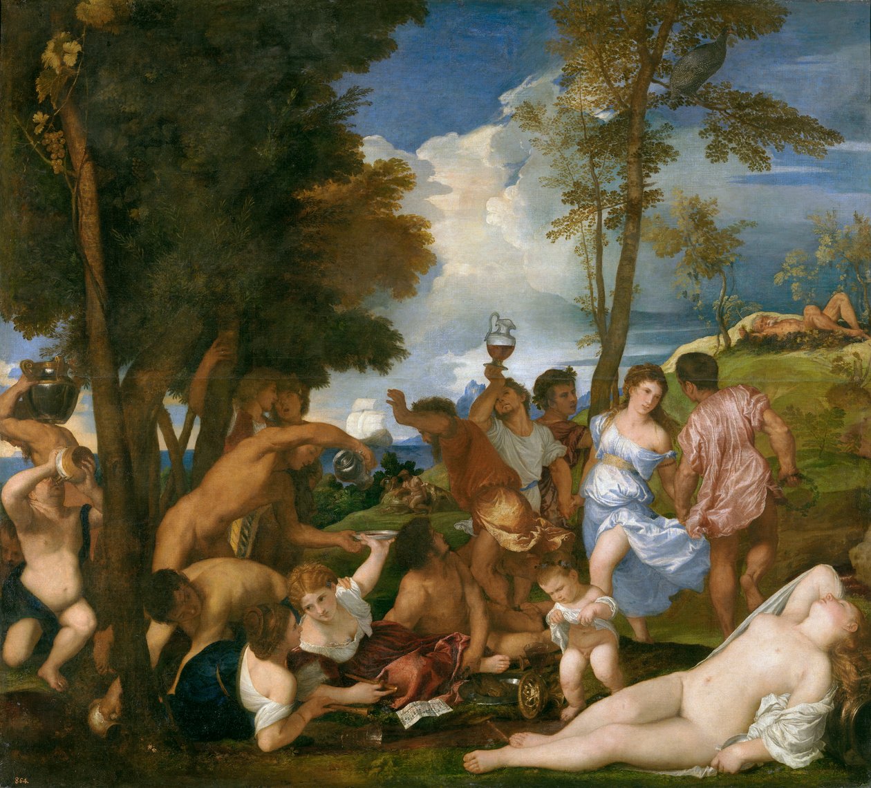 Spagnolo:  Il baccanale degli andriesi Il baccanale degli andriesi da Titian