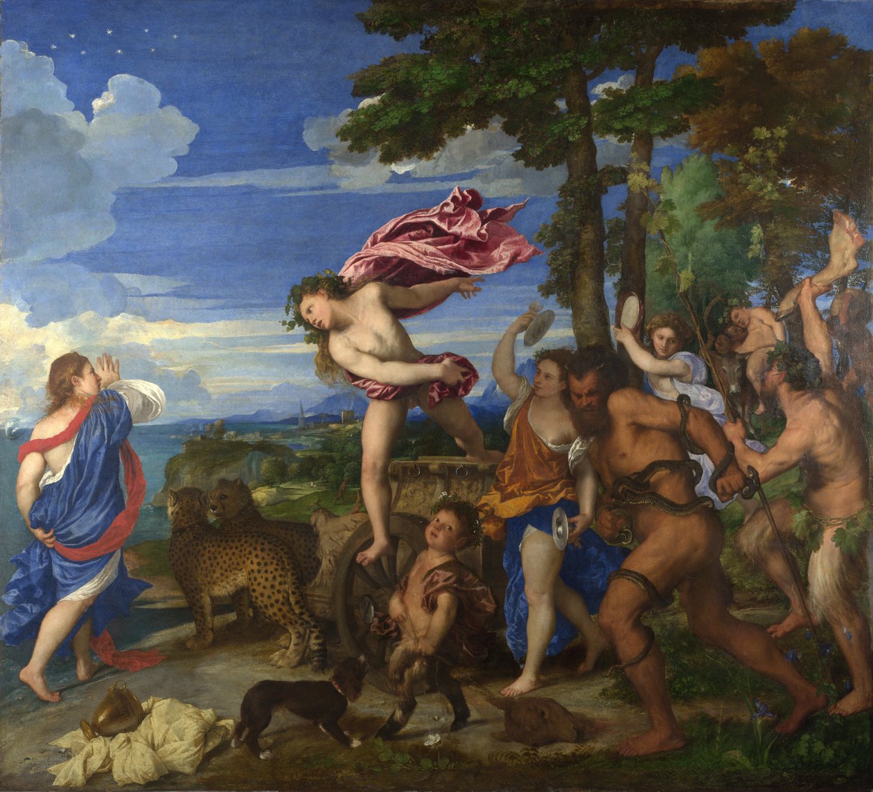 Bacco e Arianna da Tiziano Vecelli