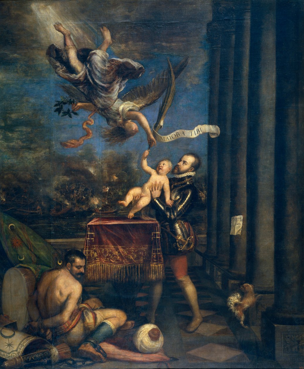 Filippo IV offre Ferdinando alla Gloria da Tiziano Vecelli