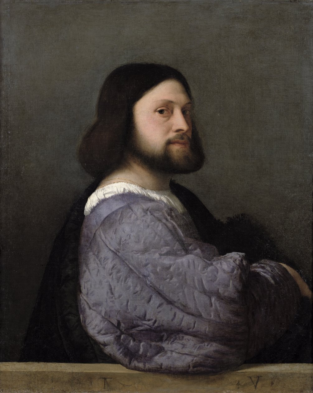 Ritratto di un uomo, c.1512 da Tiziano Vecelli