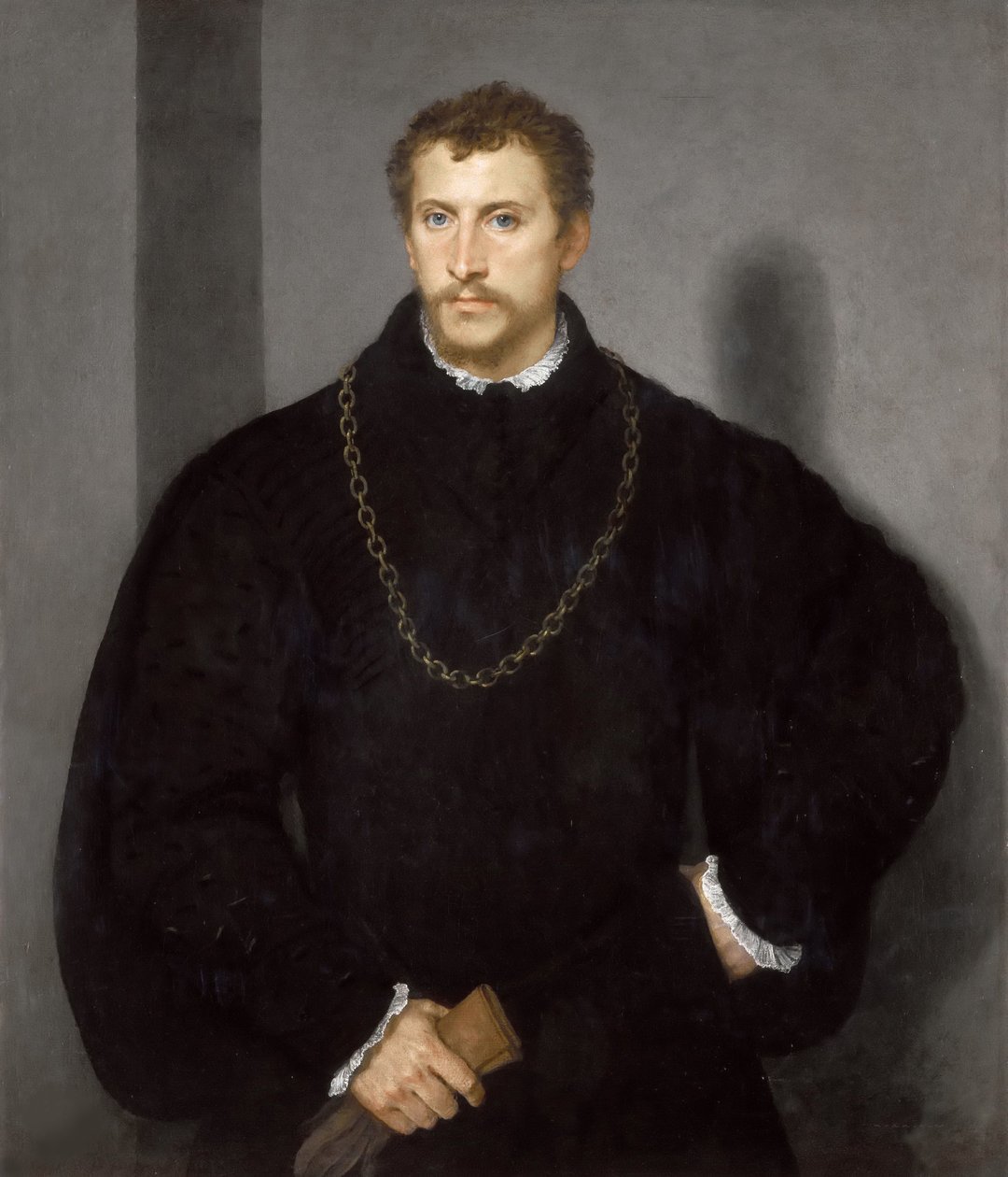 Ritratto di un giovane inglese con occhi grigi da Tiziano Vecelli