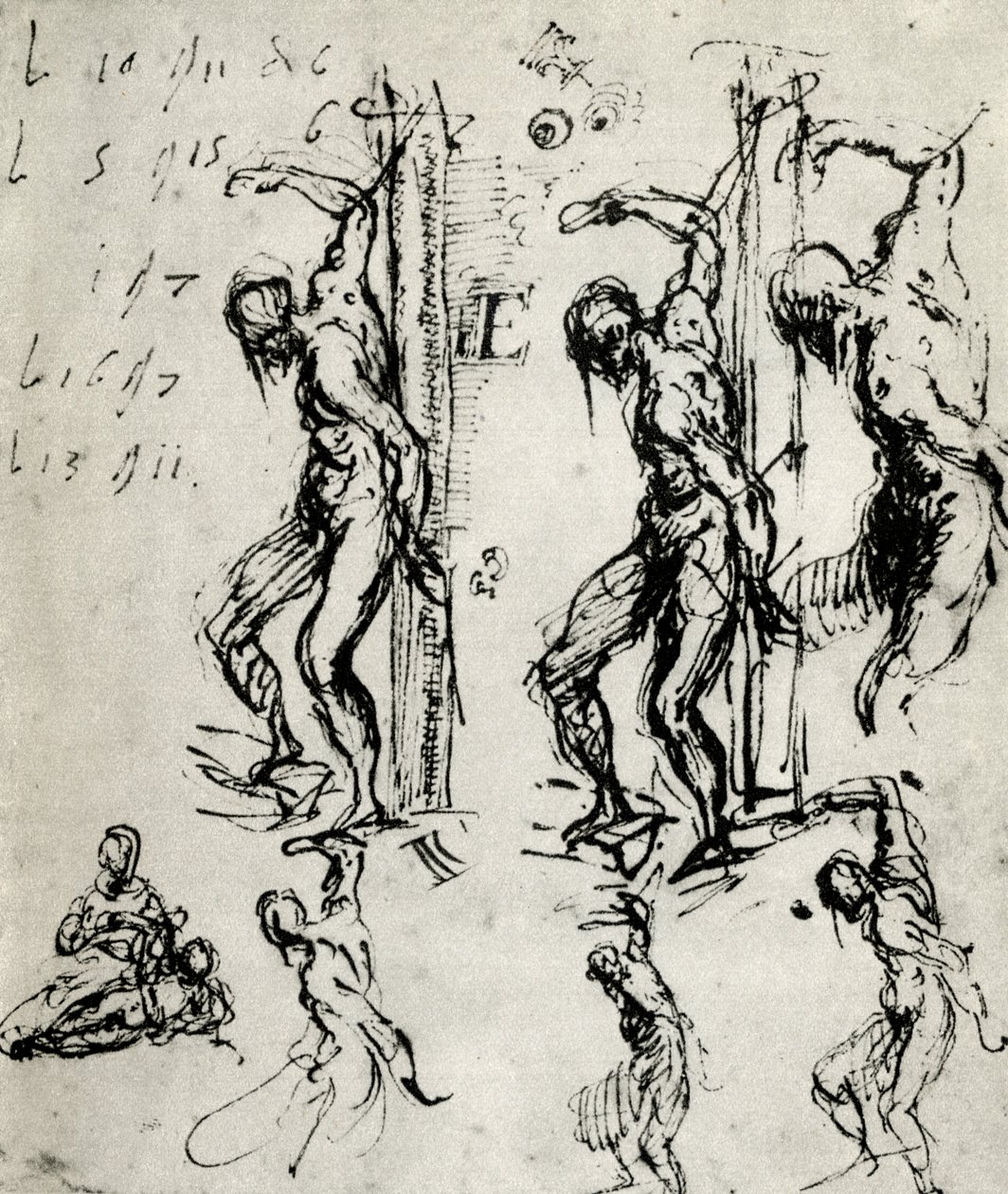 Bozzetti per il San Sebastiano a Brescia, c1518 da Tiziano Vecelli
