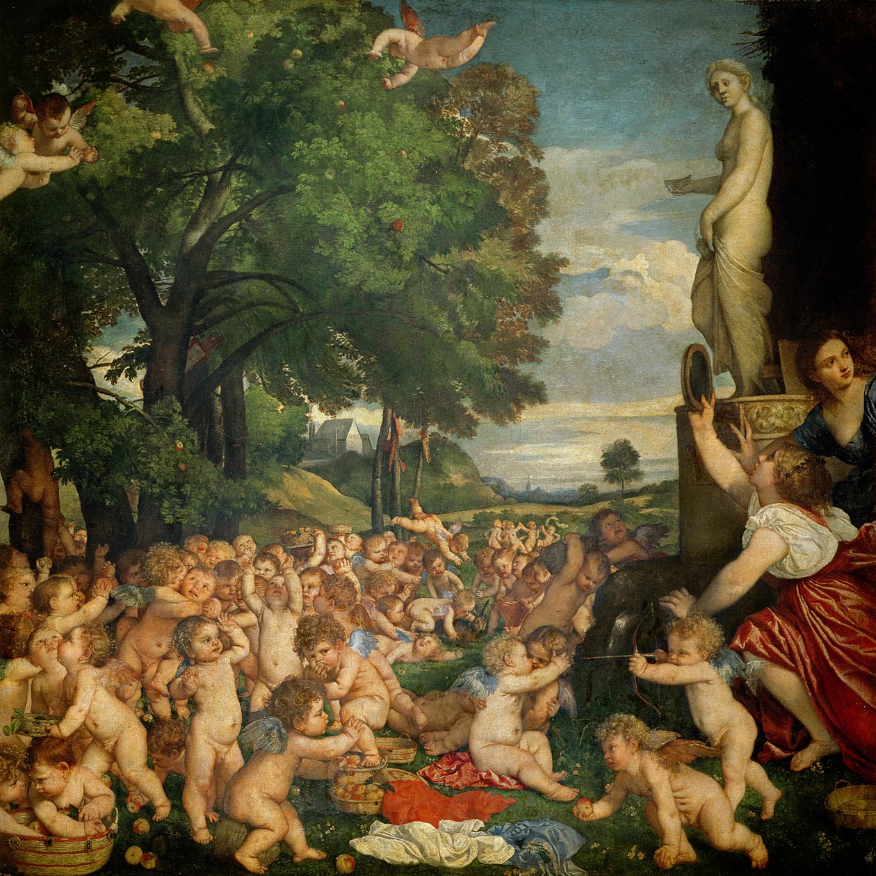 Il culto di Venere, 1519 da Tiziano Vecelli