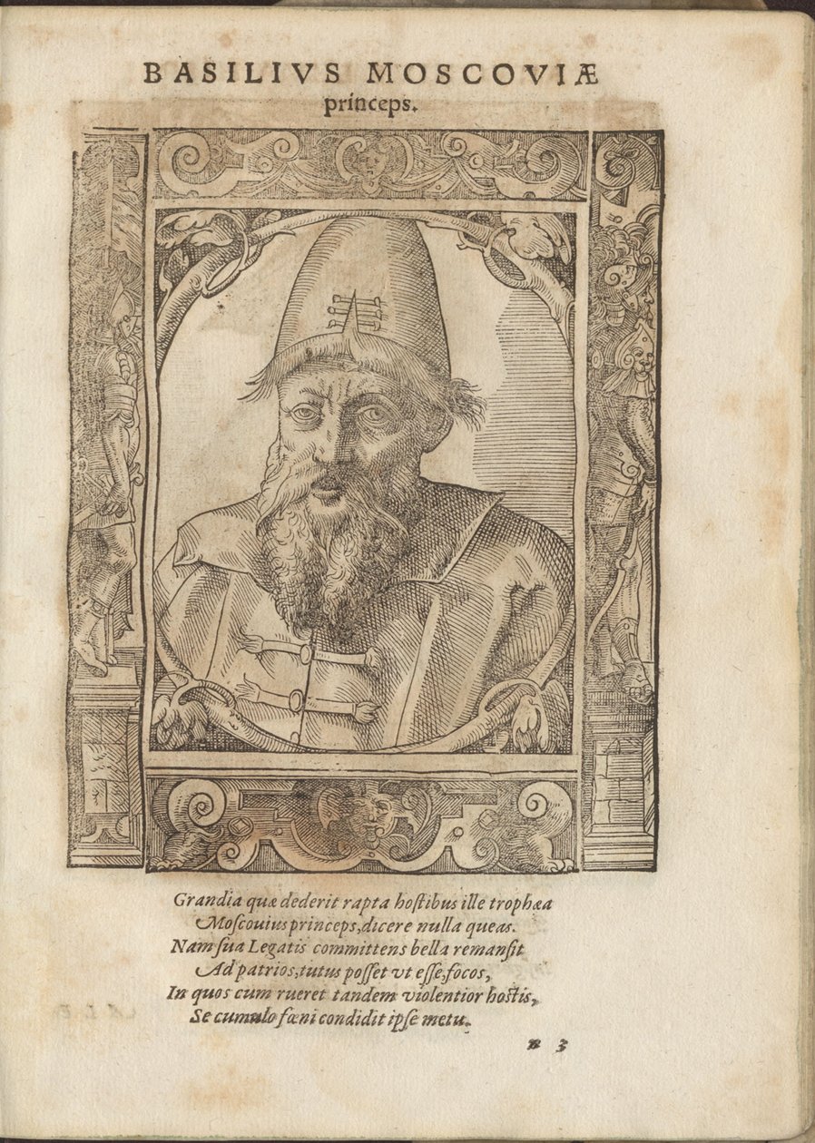 Ritratto dello Zar Ivan IV il Terribile da Tobias Stimmer