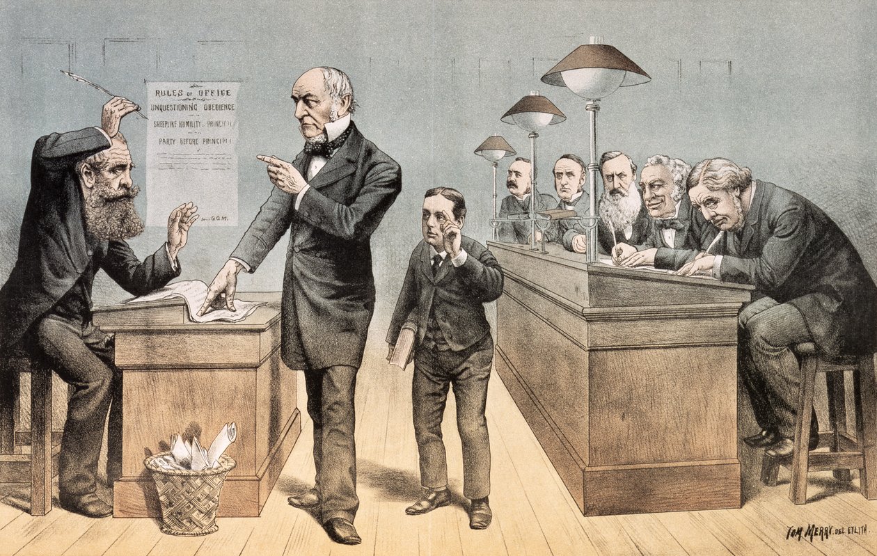 Mr Gladstone e i suoi impiegati, da 