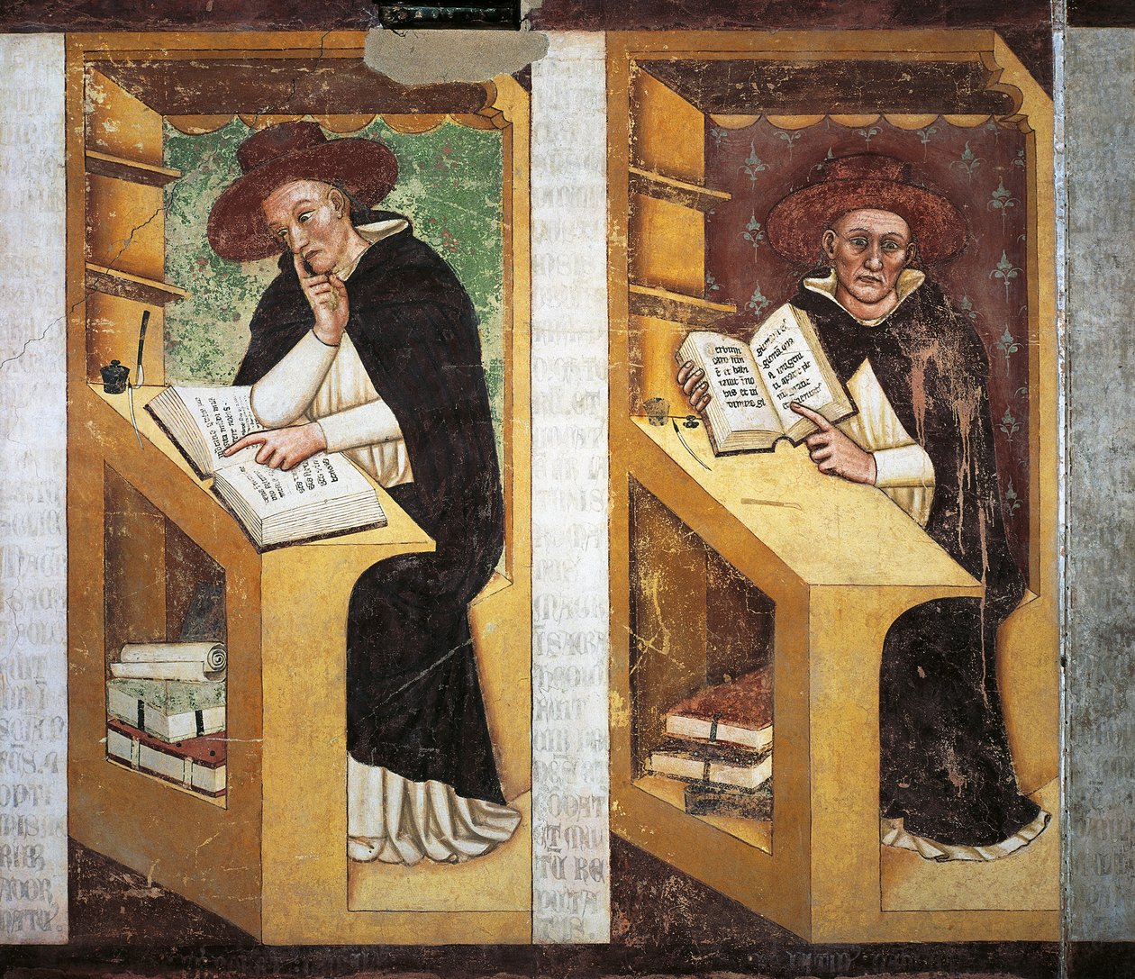 Monaci domenicani (dettaglio) da Tomaso da (late 15th century) Modena