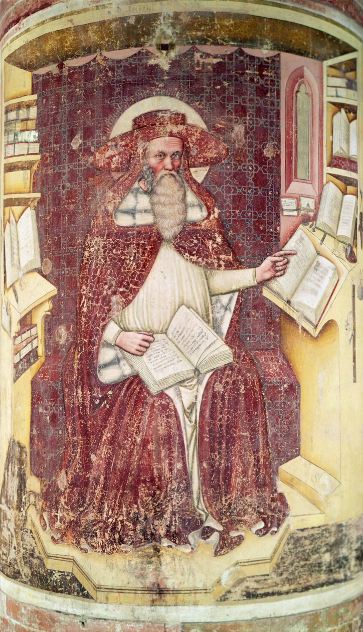 San Girolamo nel suo Studio da Tommaso da Modena Tommaso da Modena