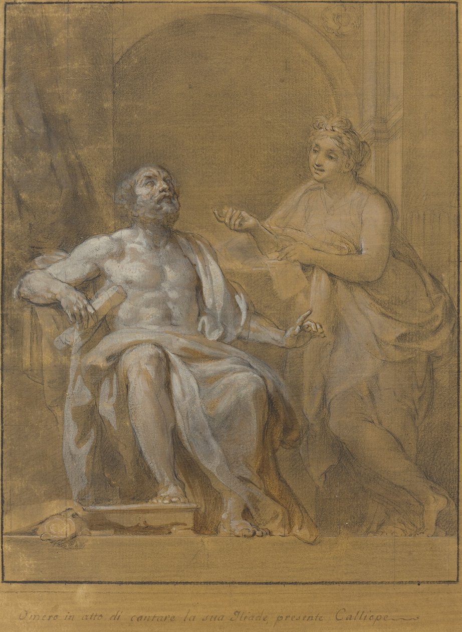 Omero e Calliope da Tommaso Conca