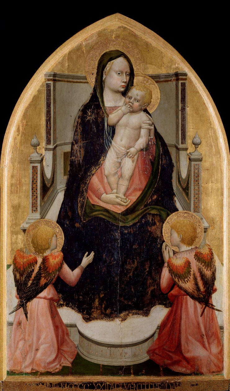 Trittico di San Giovenale: Vergine e Bambino (pannello centrale) da Tommaso Masaccio