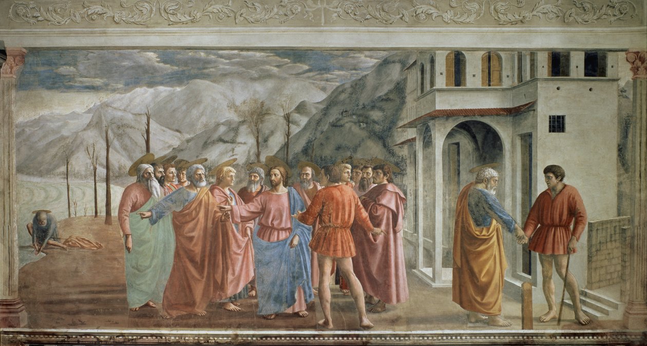 Il pagamento del tributo da Tommaso Masaccio