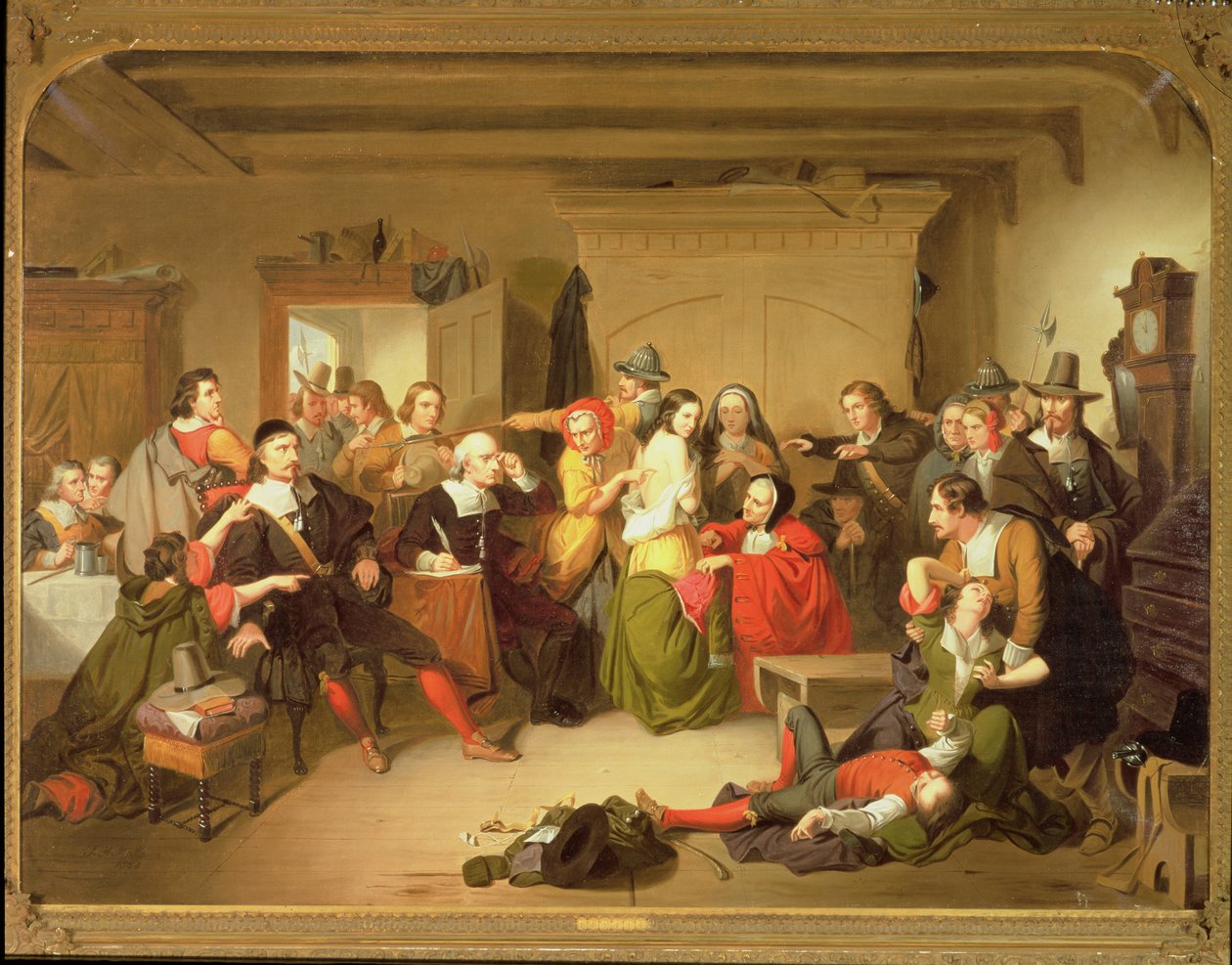 Esame di una strega da Tompkins Harrison Matteson
