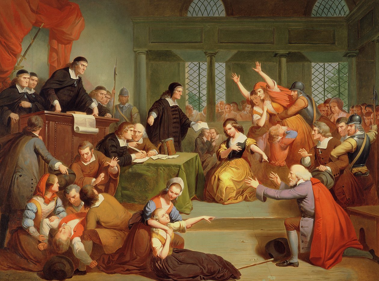 Il processo a George Jacobs, 5 agosto 1692 da Tompkins Harrison Matteson
