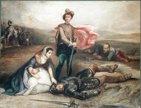 La morte di Julian Avenel da Tony Johannot