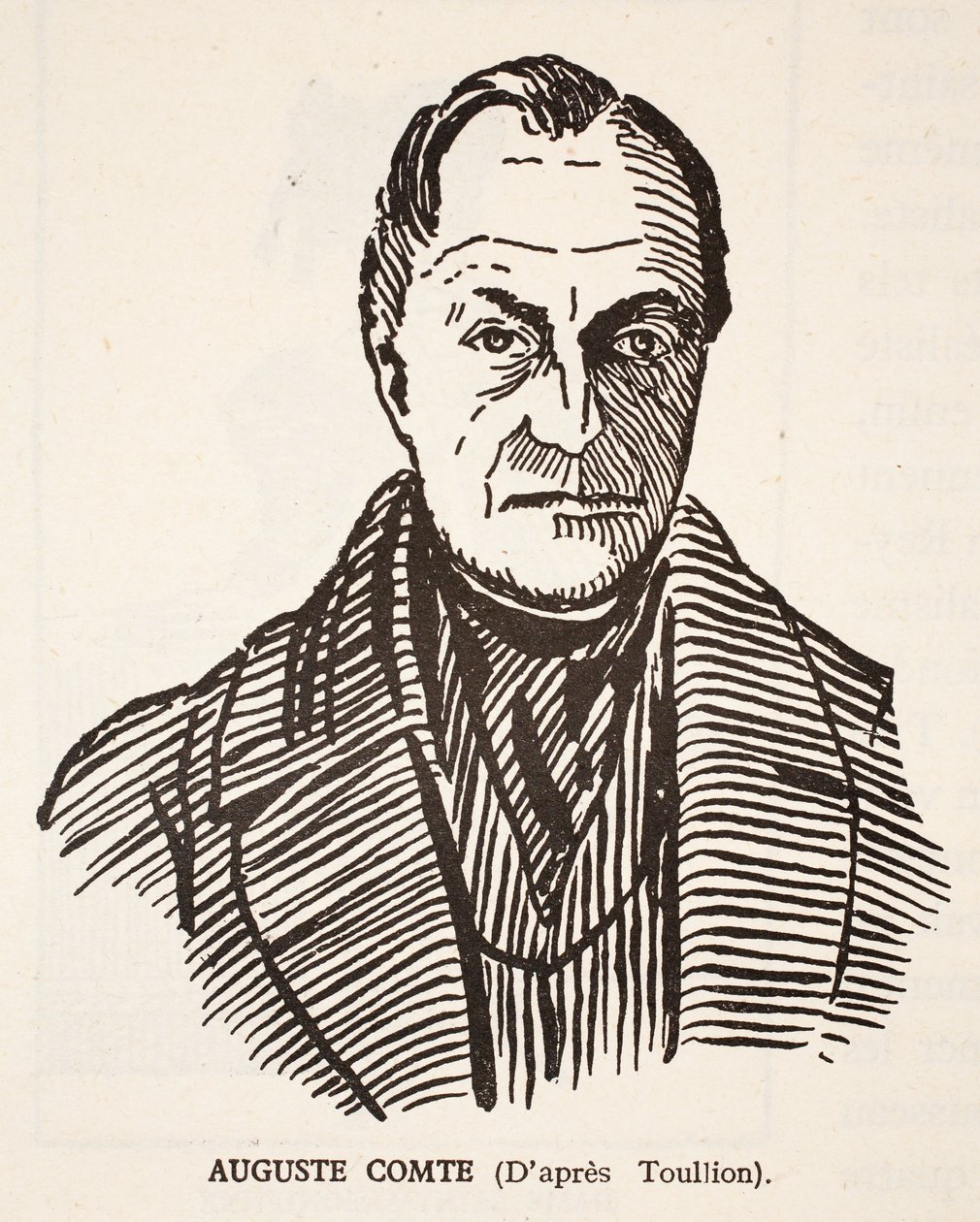 Auguste Comte da Tony Toullion
