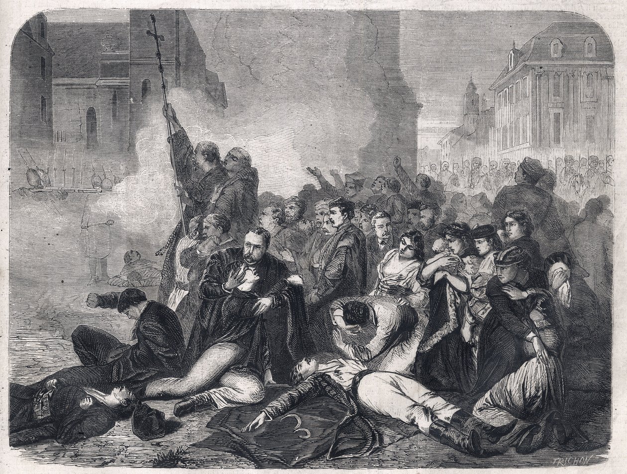 Il massacro dei civili in Piazza del Castello, Varsavia, l