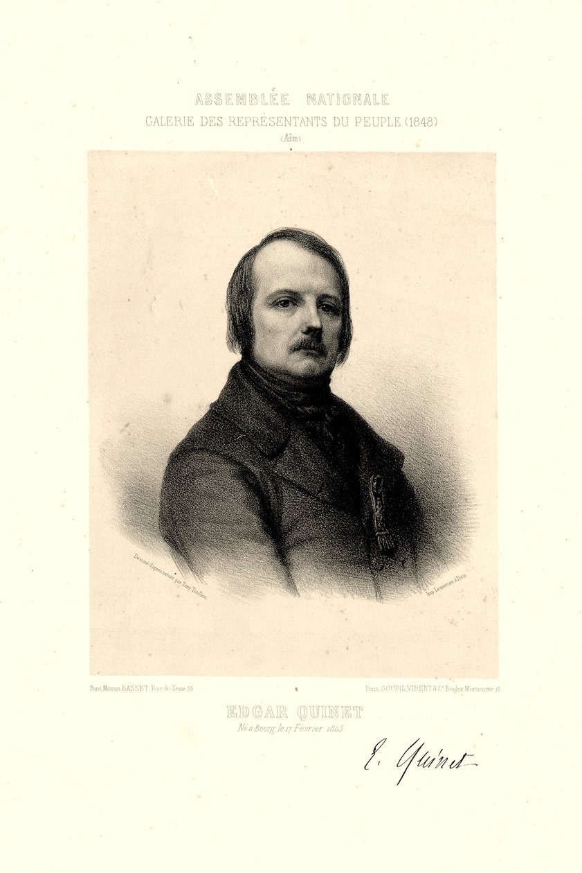 Edgar Quinet di Toullion da Tony Toullion