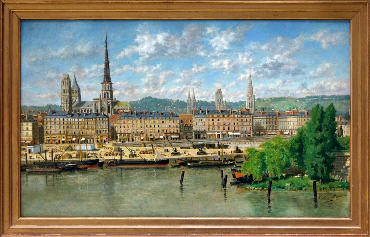 Il porto di Rouen da Torello Ancillotti