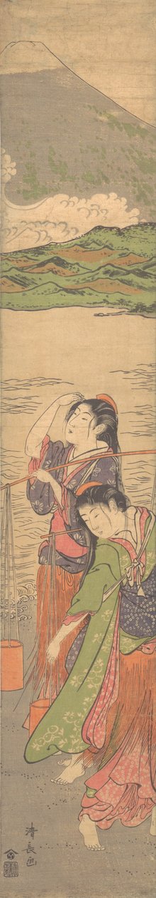 Danza delle fanciulle della spiaggia da Torii Kiyonaga