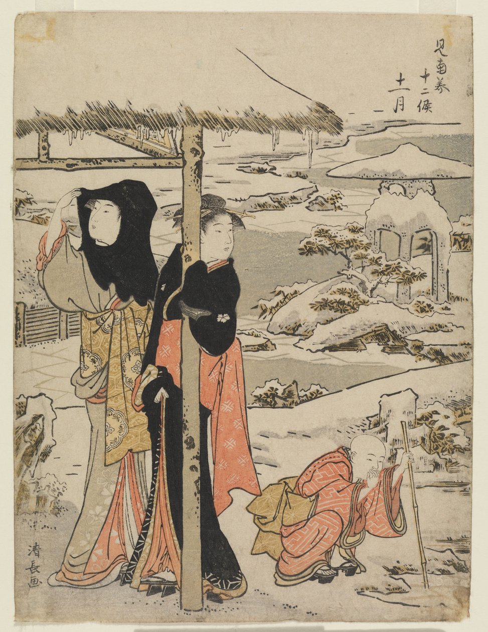 Undicesimo mese (Jūichi gatsu) da Torii Kiyonaga