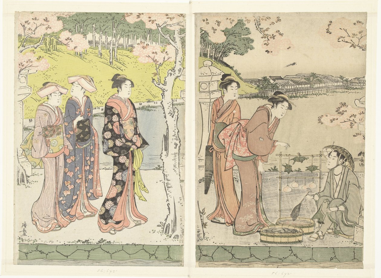 Venditore di tartarughe da Torii Kiyonaga