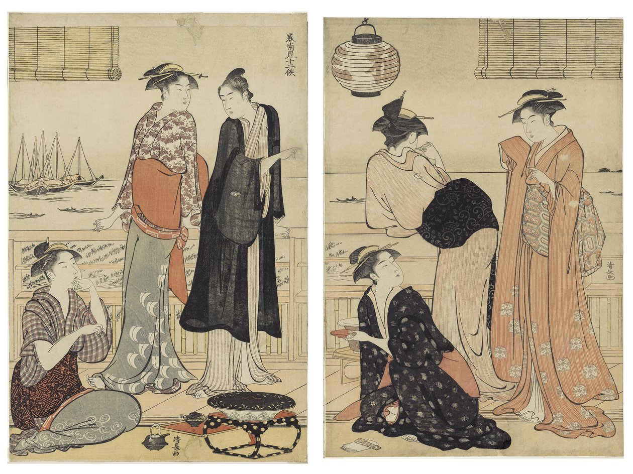 Il sesto mese, dalla serie Dodici mesi nel sud da Torii Kiyonaga
