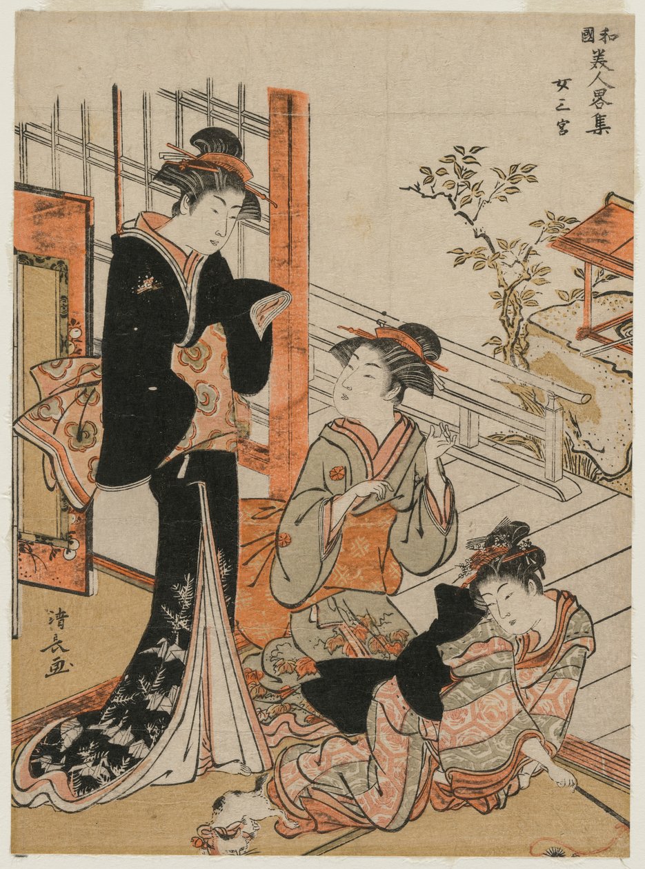 Tre donne (dalla serie Una breve collezione di bellezze giapponesi) da Torii Kiyonaga