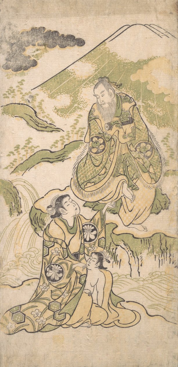 Scena da un dramma, ca. 1749 da Torii Kiyonobu I