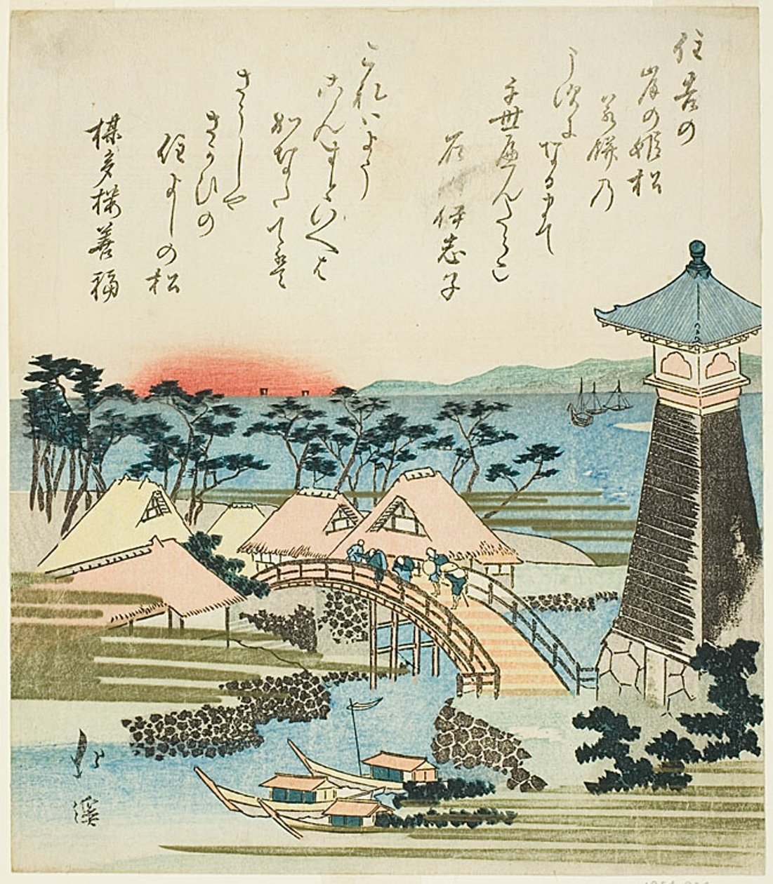 Faro a Sumiyoshi, Osaka da Totoya Hokkei