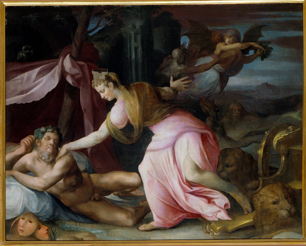 Cibele risveglia Morfeo da Toussaint Dubreuil